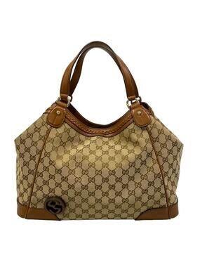Gucci Gg Beige Dark Brown Jacquard #337976G91B